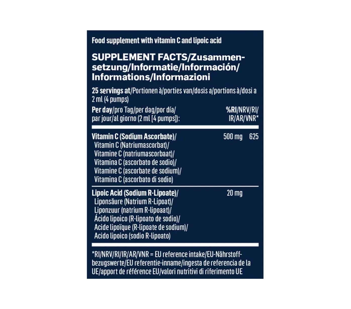 Liposomal Vitamin C with R-Lipoic Acid (50 ml) - image 3