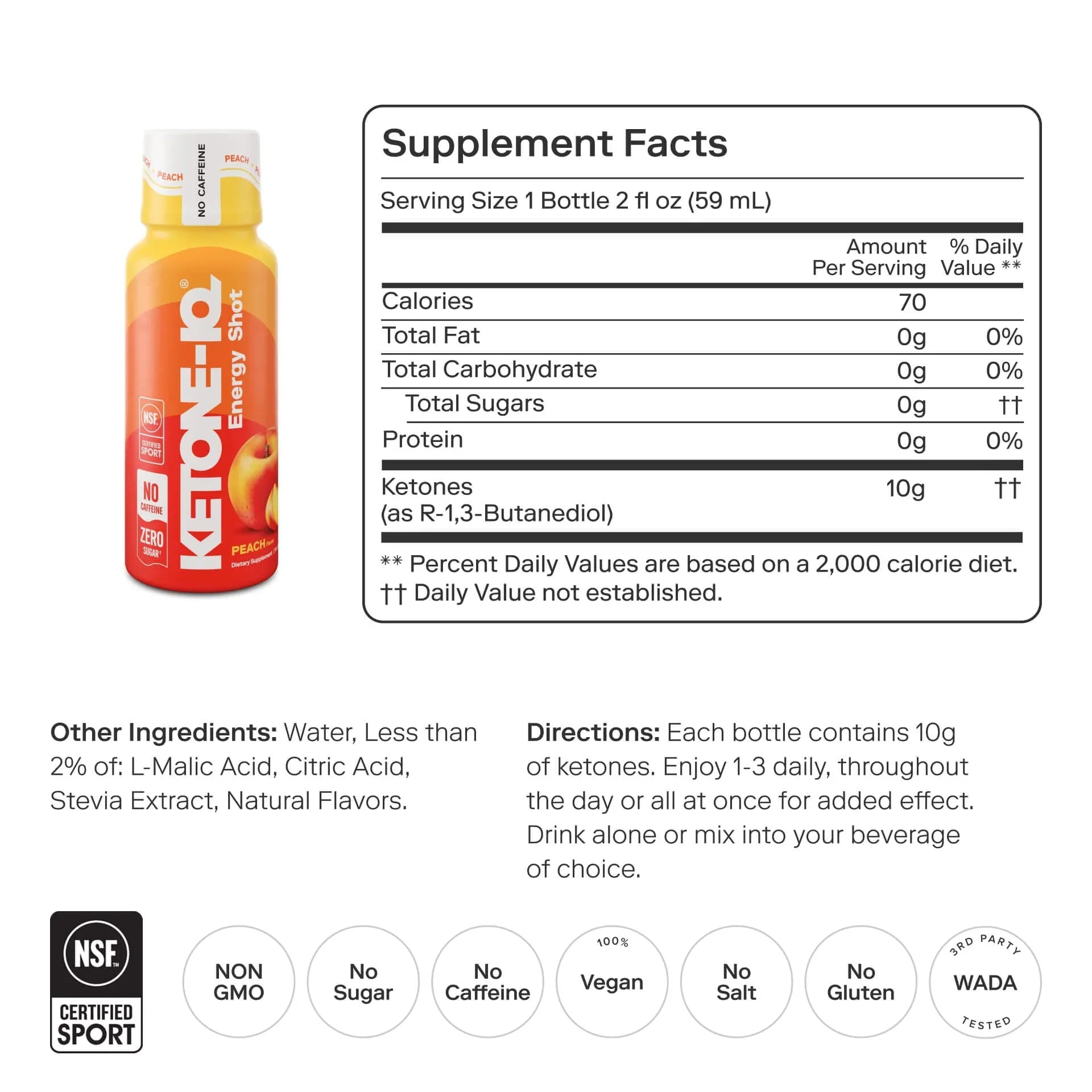 Ketone IQ (59 ml) - Clean Energy & Focus Drink - image 3